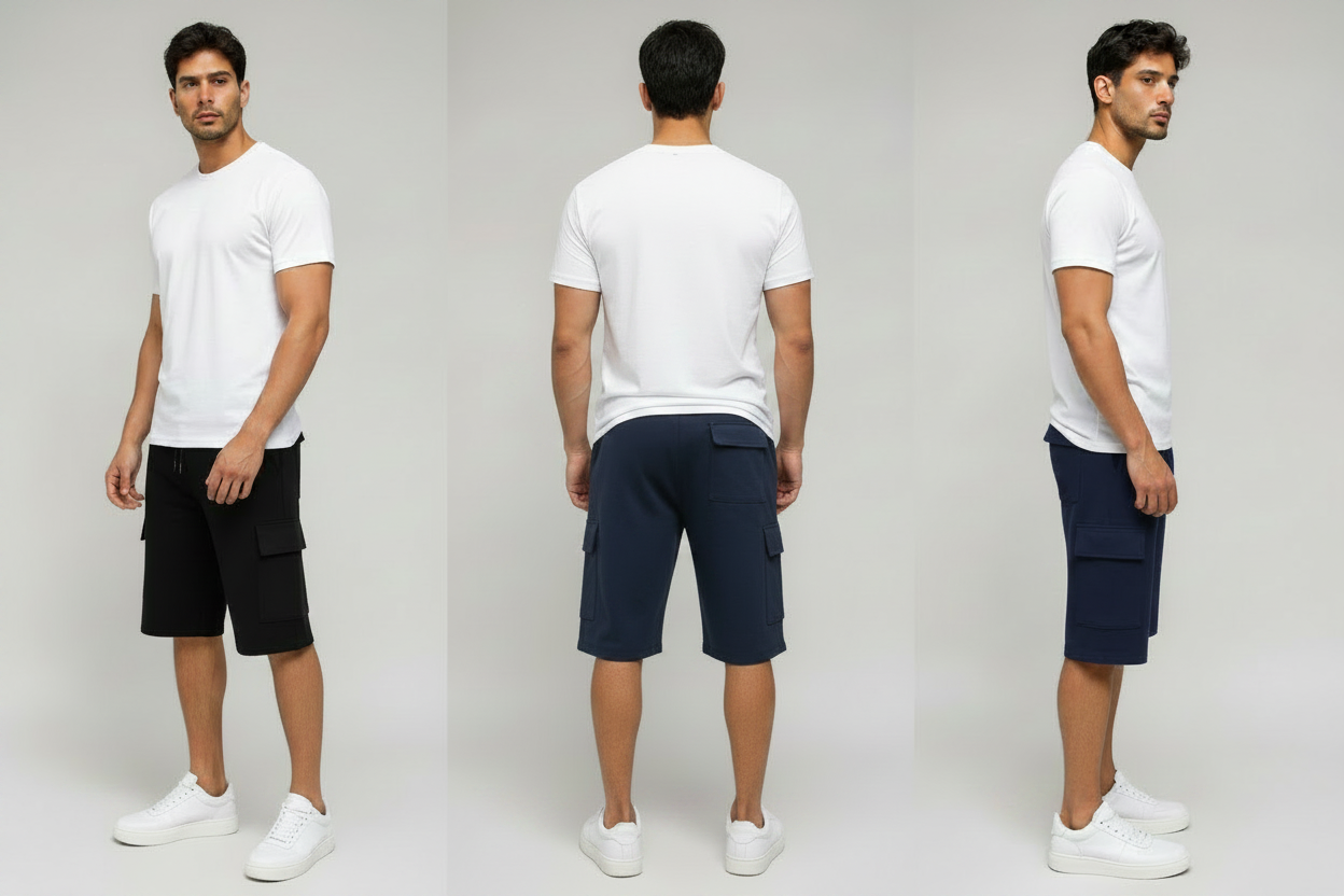 Men's 3-Quarter Cargo Shorts